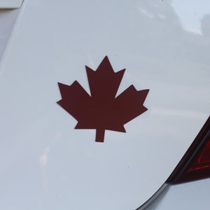 Ahornblatt-Automagnet - Kanada-Autoaufkleber, wetterfester Fahrzeugmagnet, kanadischer Stolz Geschenk - Made in Canada