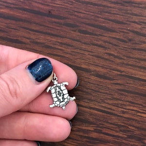 Vintage Sterling Silver Turtle Charm