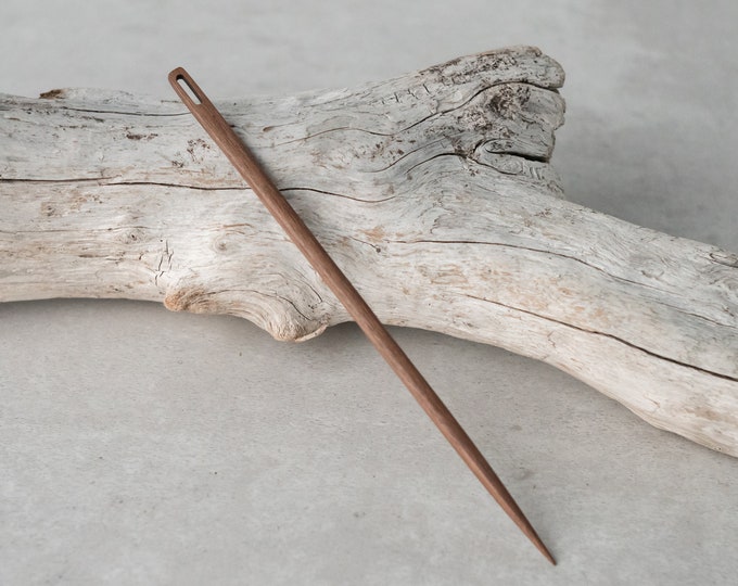 Walnut Tapestry Needle Wood Needle Weaving Tool Weaving Etsy