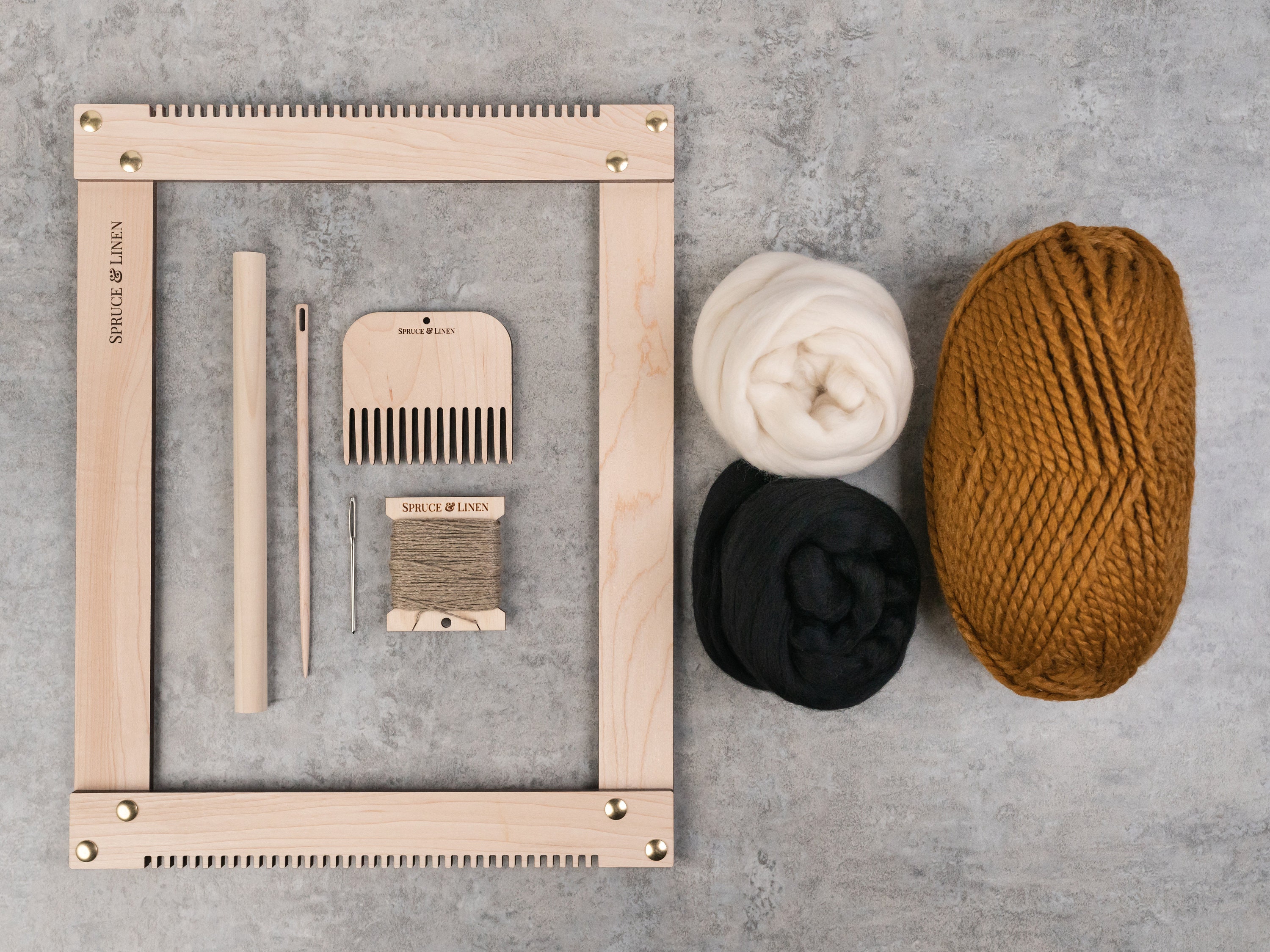 DIY Beginner Weaving Kit Woven Wall Hanging Kit Frame Loom Etsy