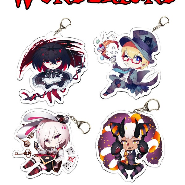 Alice in Wonderland - I'm the Grim Reaper WEBTOON 2.5inch acrylic charms