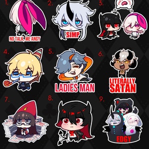 I'm the Grim Reaper 3,5 inch holografische stickers [SET 1]