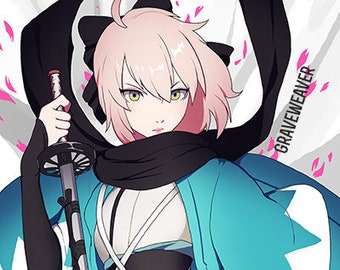 Fate/Grand Order Okita Dakimakura/Kroppskudde