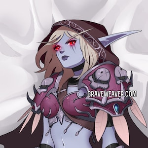 Sylvanas windrunner body pillow shop