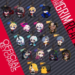 OFFICIAL I&#39;m the Grim Reaper WEBTOON / Manga 2.5 Inch Acrylic Keychains