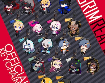 OFFICIAL I'm the Grim Reaper WEBTOON / Manga 2.5 Inch Acrylic Keychains