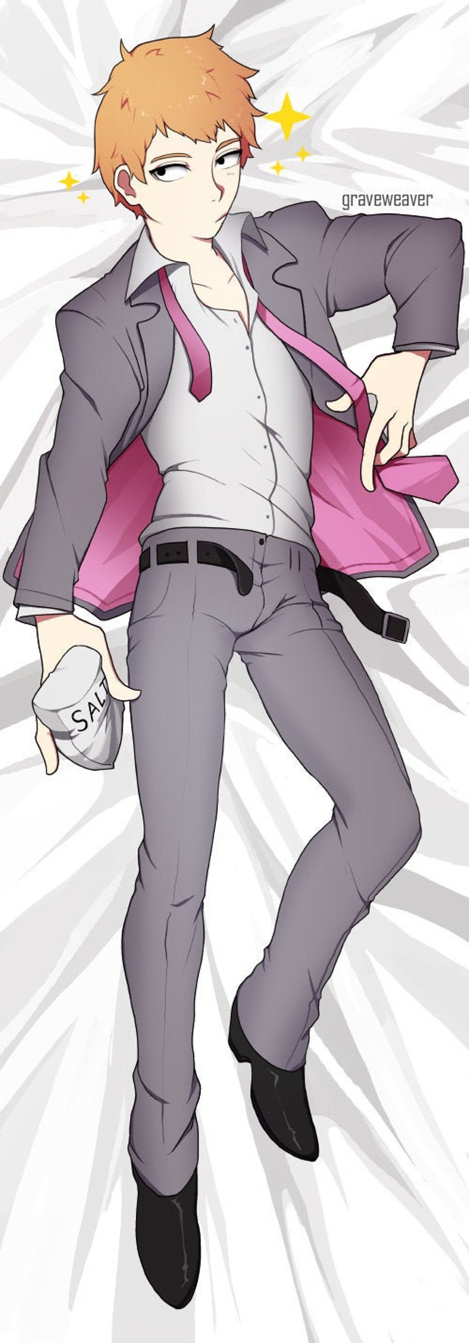 Mob Psycho 100: Reigen Arataka Body Pillow/Dakimakura | Etsy