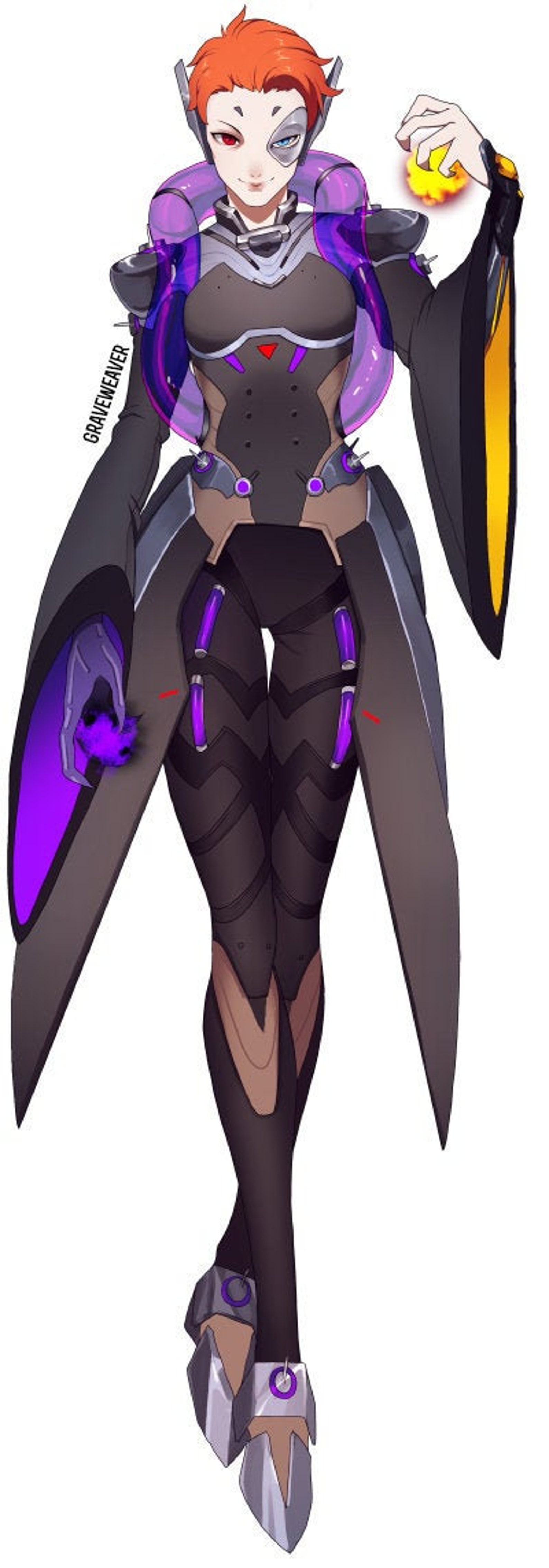 Overwatch Moira Dakimakura/Body Pillow Etsy