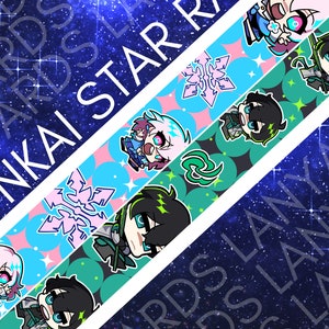 Honkai Star Rail Lanyards HSR 2.5cm Dan Heng and March 7th