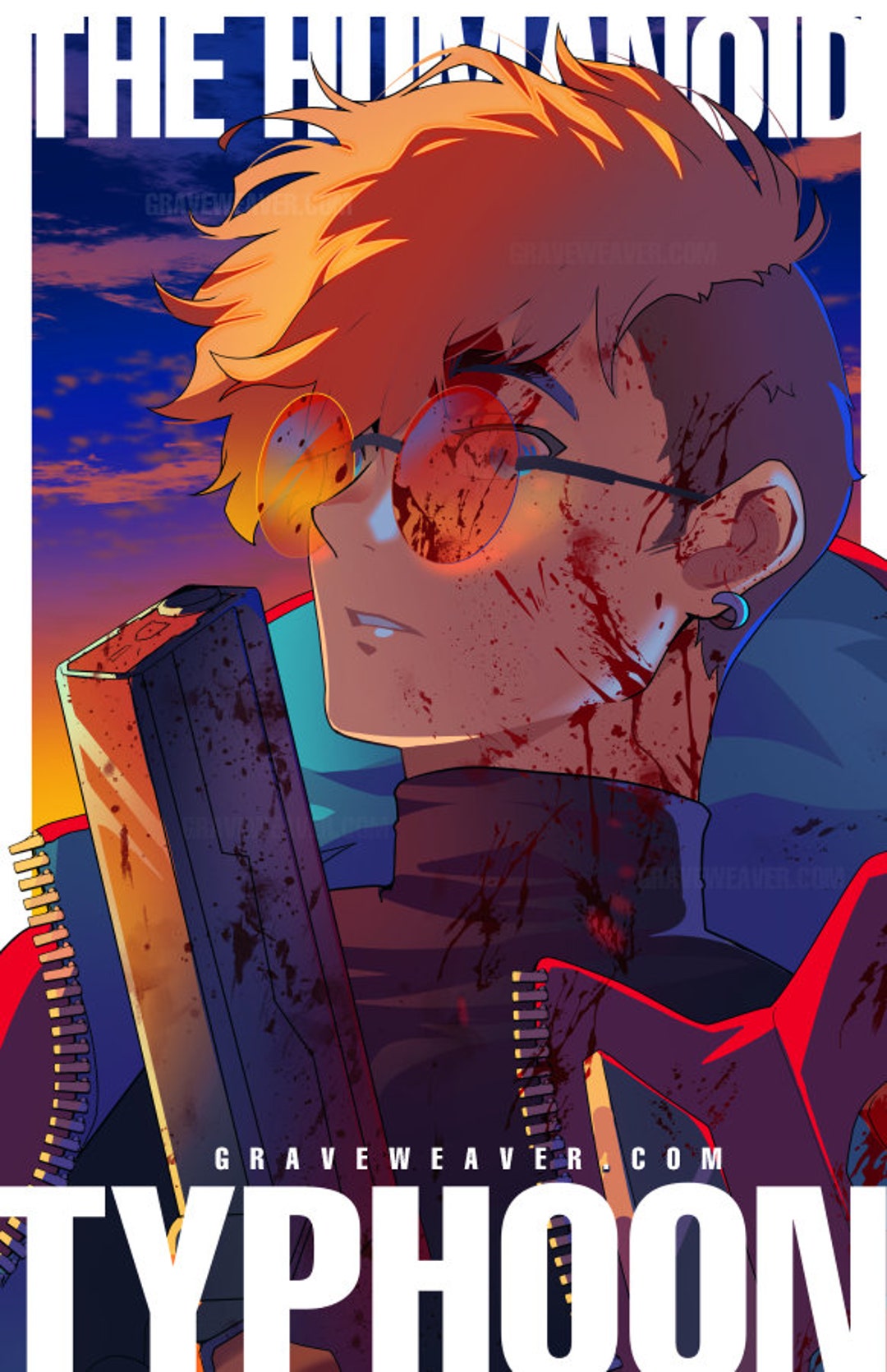 Trigun Stampede Vash 11 X 17 Fanart Print the Humanoid Typhoon Etsy