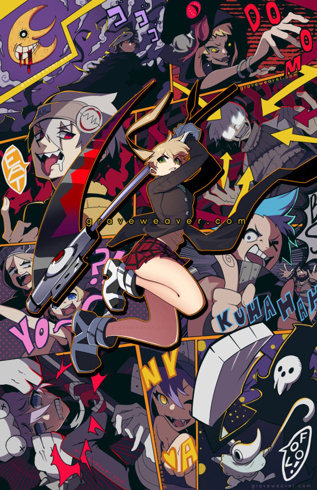 Impresión de fan art de Soul Eater \, image size:1080x1670