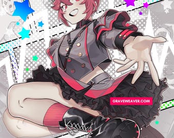 Teto Kasane "Let's Sing!" 11 x 17 inches Artwork Print