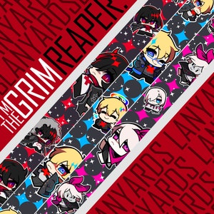 I&#39;m the Grim Reaper Lanyards WEBTOON/Manga 2.5cm: Scarlet, Brook, Chase