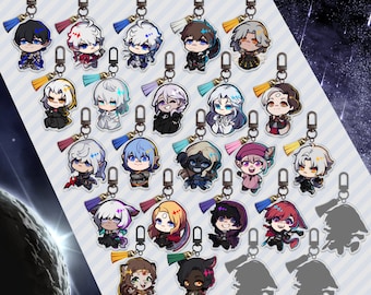 Final Fantasy 14 FFXIV 2.5inch Character Keychains: Wuk Lamat (NEW), Erenville (NEW), Emet-Selch, G'raha Tia,, Hythlodaeus, Zenos, etc