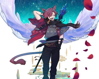 ファイナルファンタジー 14 FFXIV グラハ・ティア ファンアート