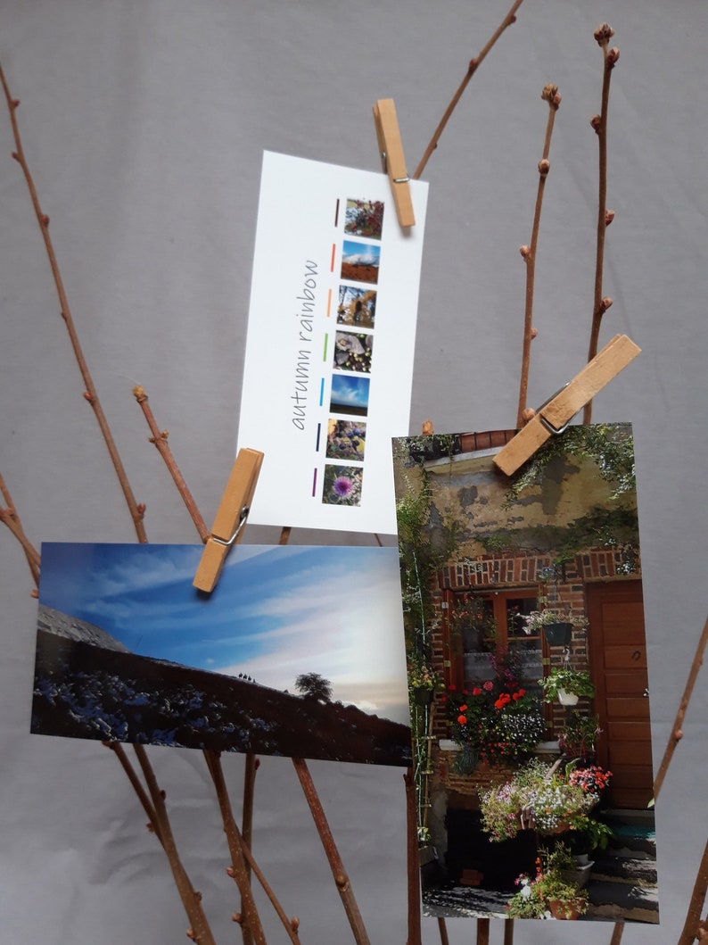 Long Art CardPostcard 8 14x4 21x10cm French Steps