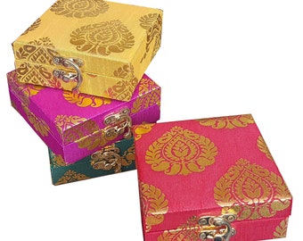 100 pezzi scatole dolci indiane, regali Diwali, scatola regalo indiana, scatola da damigella d'onore indiana, regalo di ritorno, bomboniera, regalo di matrimonio, scatola Shagun