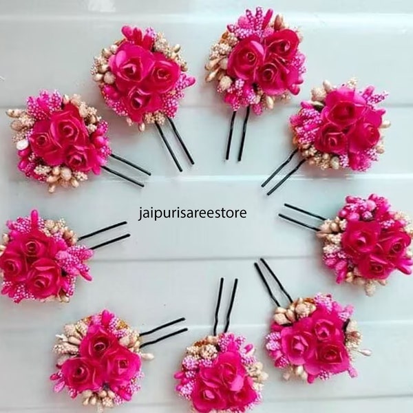 100 Pcs South Indian Women Bridal Hair Accessories, Gajra Bun, Hair Pins, Juda Pins for Wedding Gift Brides Maids / Return Gift Hair Jewelry