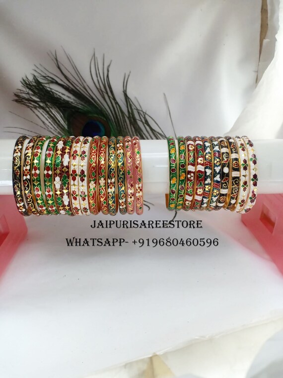 Meenakari bangles best sale