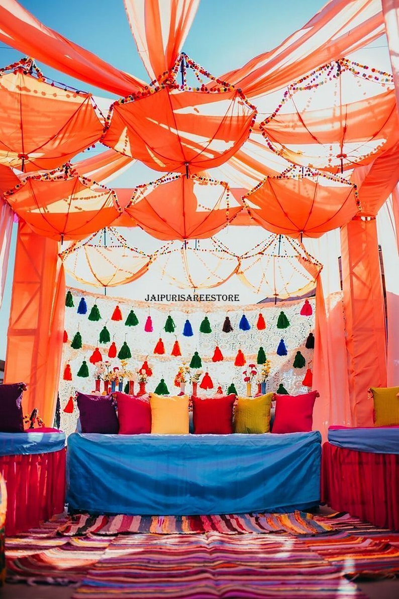 50-300 Tassels Multicolor Indian Wedding Decoration Mehndi - Etsy