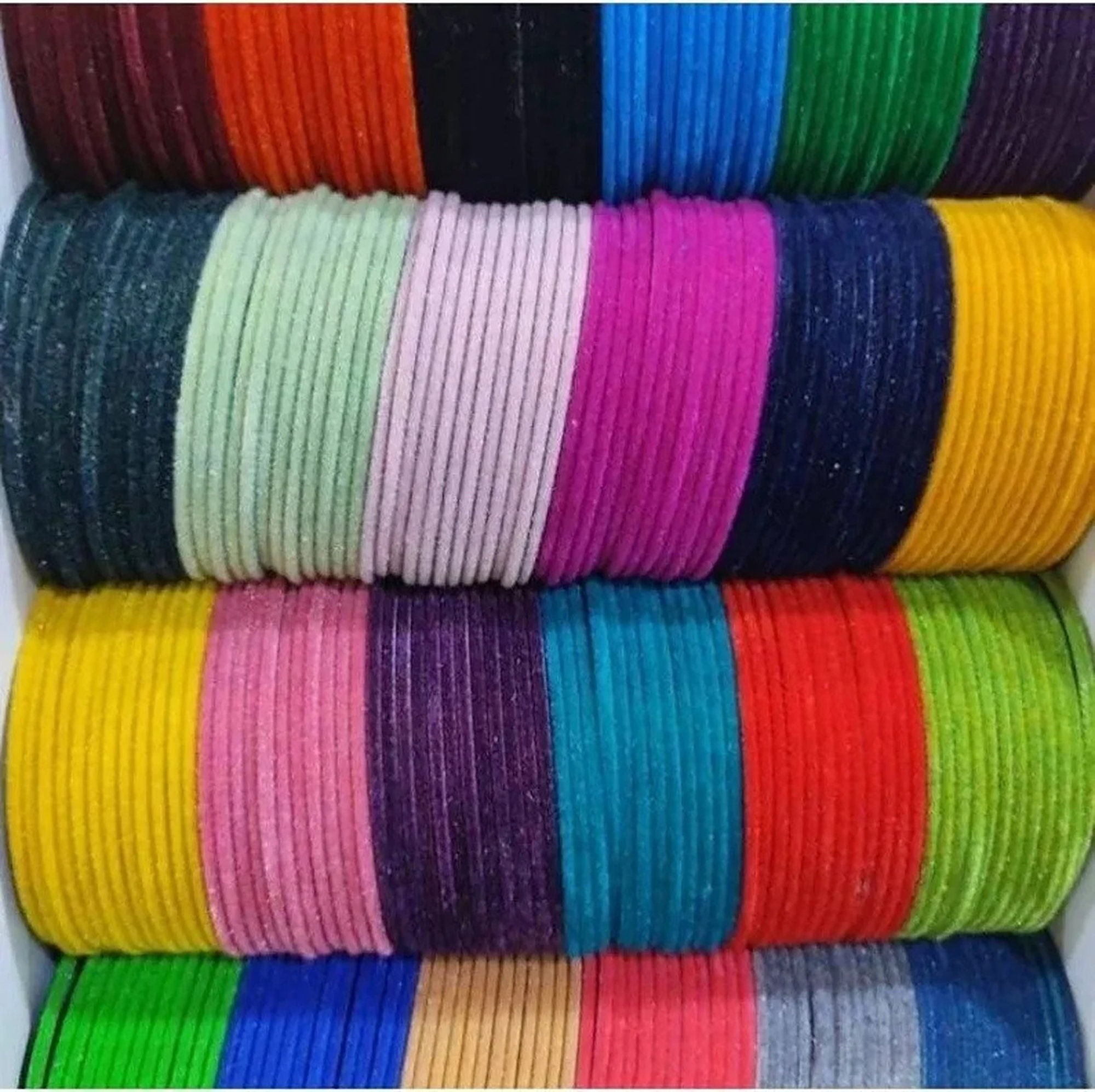 Bulk Velvet Bangles Set of 36 Pcs Wedding Favors Mehndi Gifts