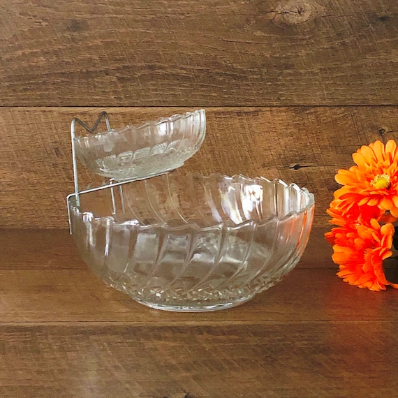 Clear Plastic Serving Bowls With Lids, Party Snack or Salad Bowl, Chip Bowls,  Snack Bowls