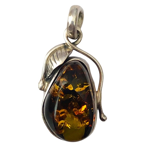 Natural Baltic Honey Amber & 925 Sterling Silver … - image 7