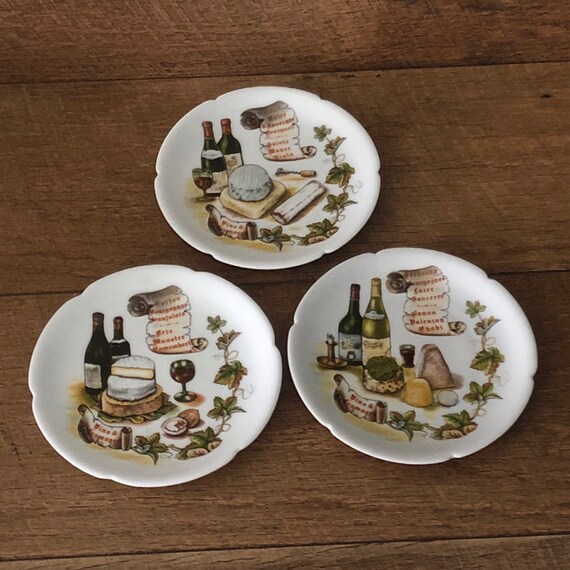 Limoges China French Country Decor Wine And Cheese Canape Etsy