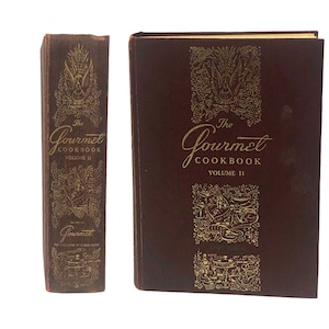 1960s Vintage Cookbooks - GOURMET Cookbook Volume 2 - Mid Century Classic Cooking Lessons Retro Chefs Recipes Bakers Gifts Food Lovers Book