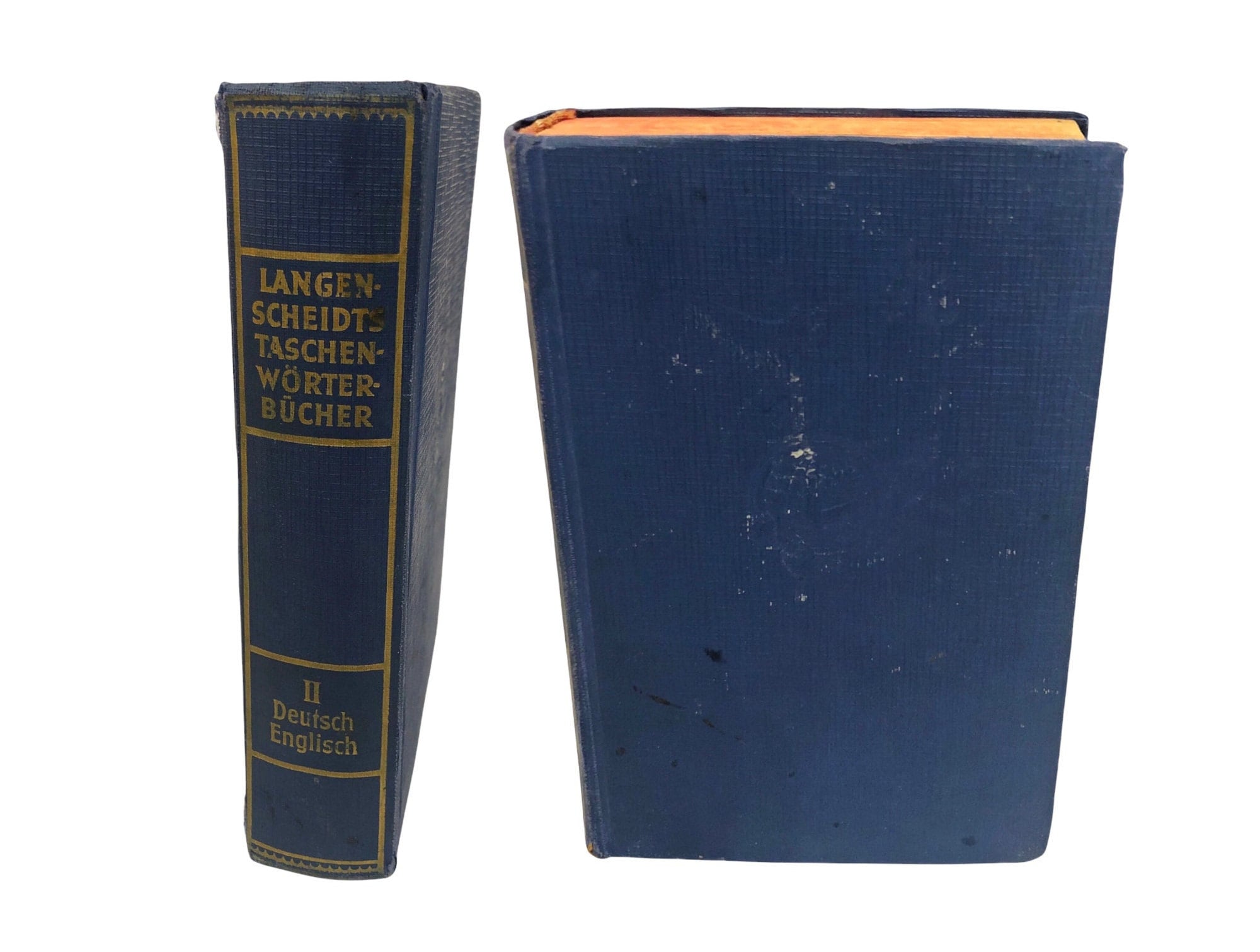 1951 Langenscheidt's Pocket Dictionary of the English & German Languages By Klatt Germany Genealogy Reference Books Gift Ideas For Teachers