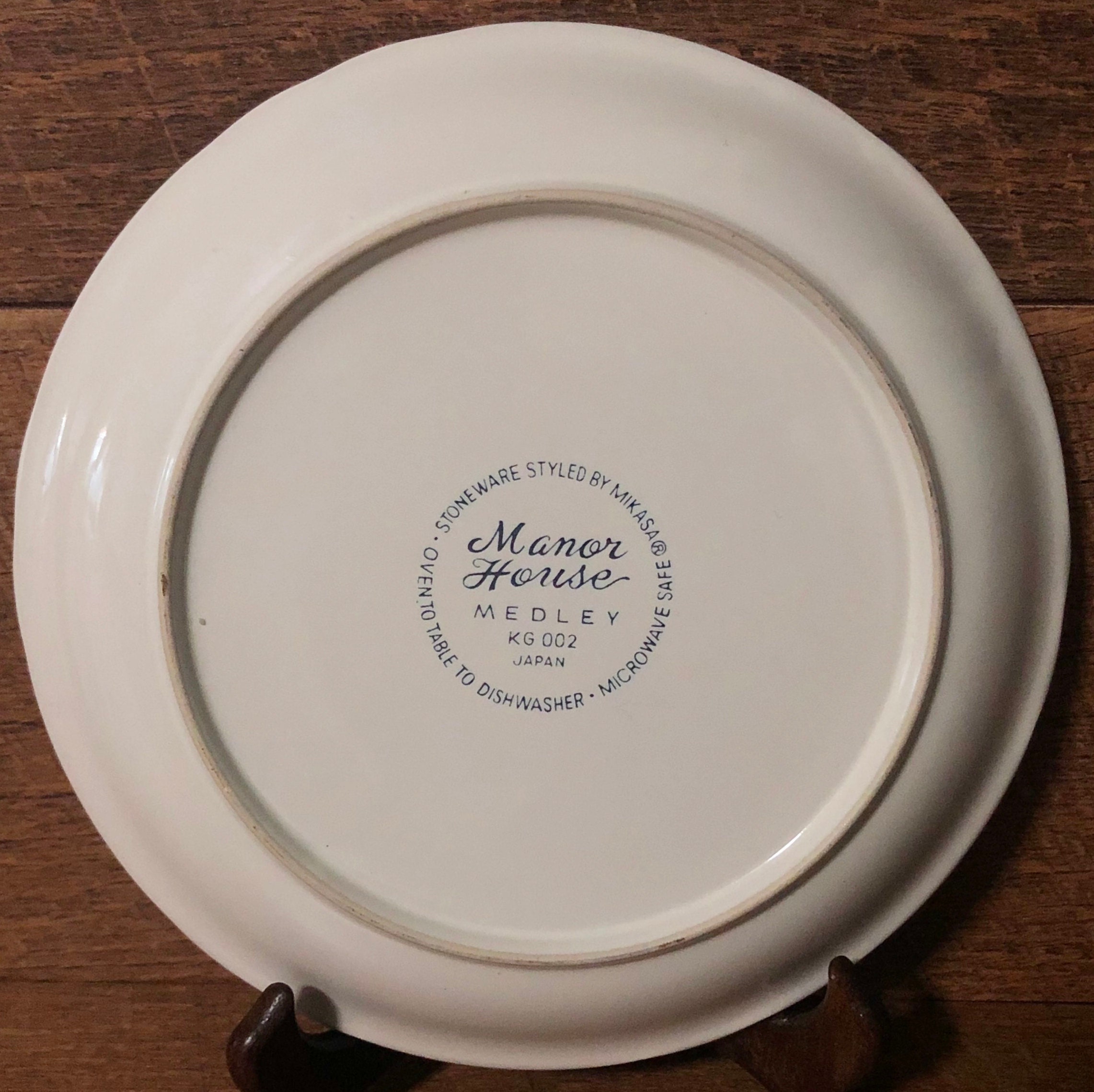 Set von 5 Mikasa 7 3/4 Salat Teller Floral Herrenhaus | Etsy