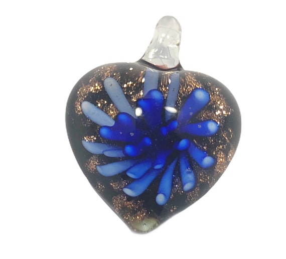 Pendentif en verre de Murano, collier en verre de Murano, collier pour femme, collier artisanal, pendentif - France