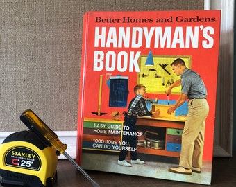 1975 Better Homes And Gardens Home Improvement Binder DIY Handyman Books Gifts For Dad Photo Props Crafting Scrapbook Paper Guides For Him