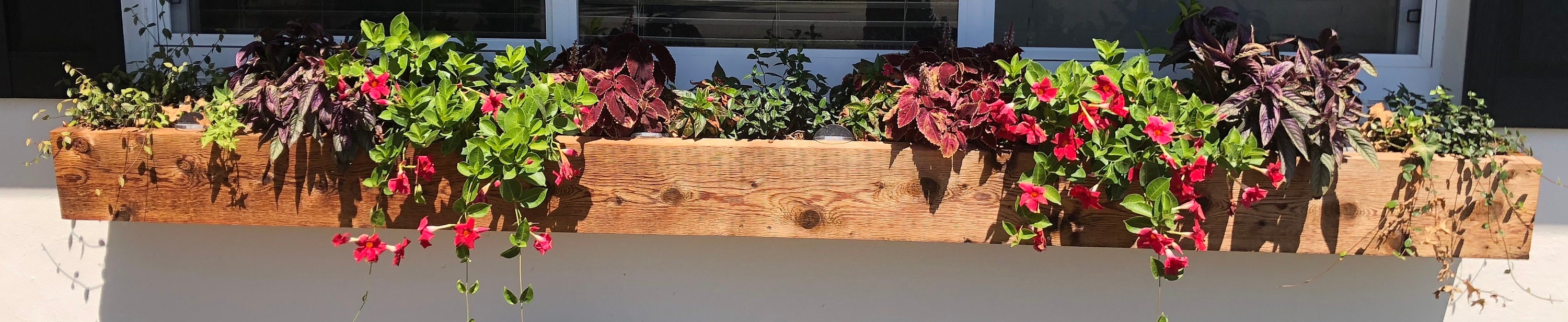 Rustic Cedar Window Boxes Etsy