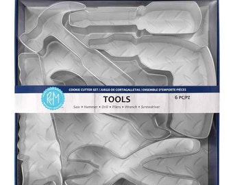 Tool Cookie Cutter Set 6 pc