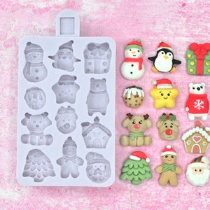 Miniature Christmas Silicone Mould