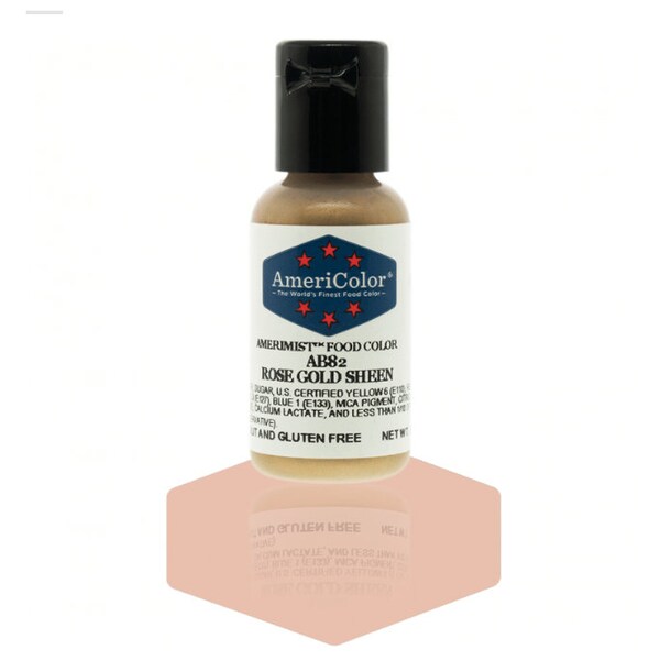 Rose Gold Food Coloring Etsy UK