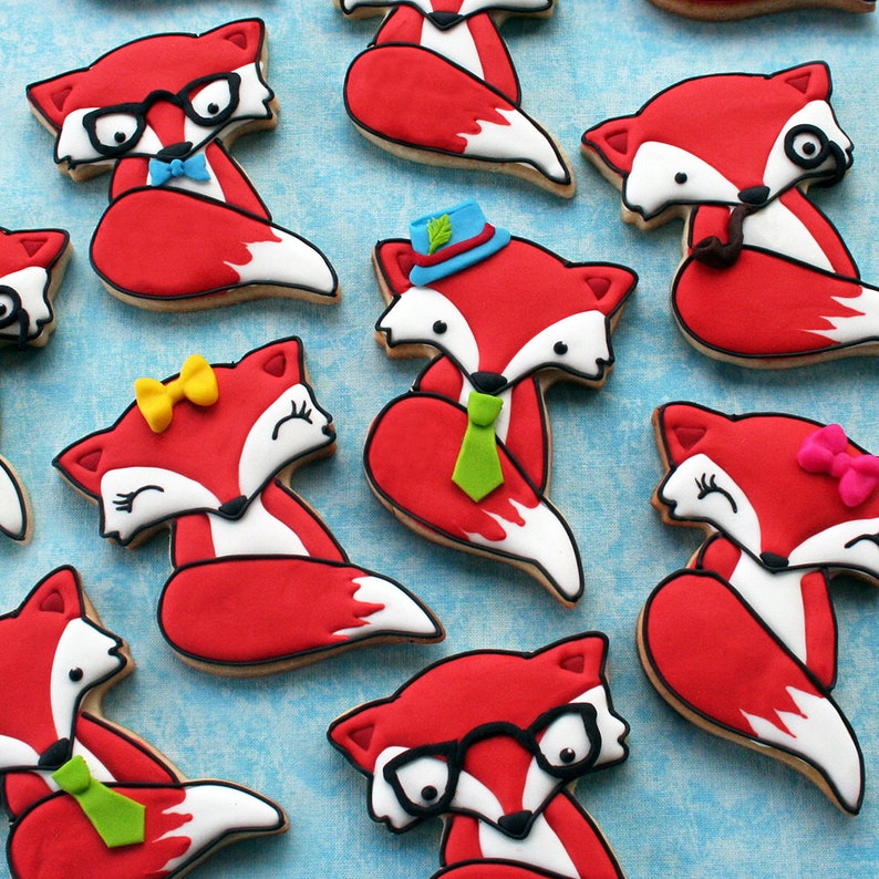 Woodland Animal Cookie Cutter Set 3 Pc Etsy