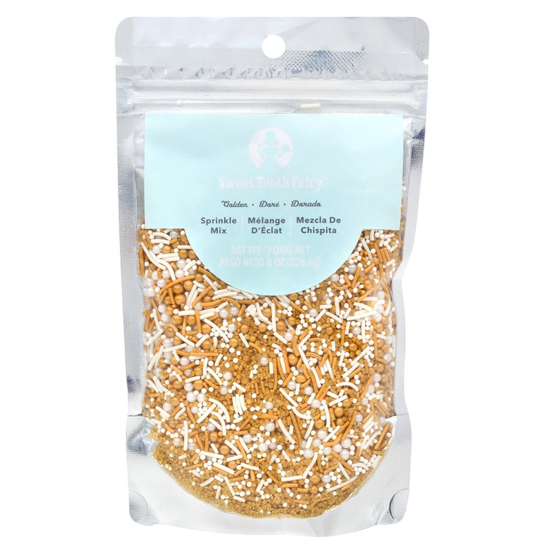 SweetTooth Fairy Golden Sprinkle Mix 8 oz226.8g