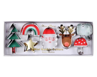 Mini Christmas Cookie Cutter Set 7 pc