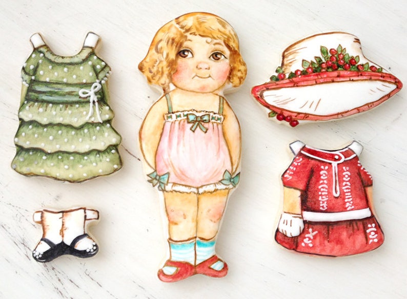 Paper Doll Cookie Cutter Set Etsy