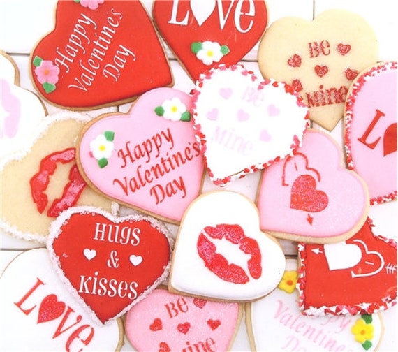 Valentine Cookie Stencils