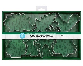 Woodland Animals Cookie Cutter Set 7 pc