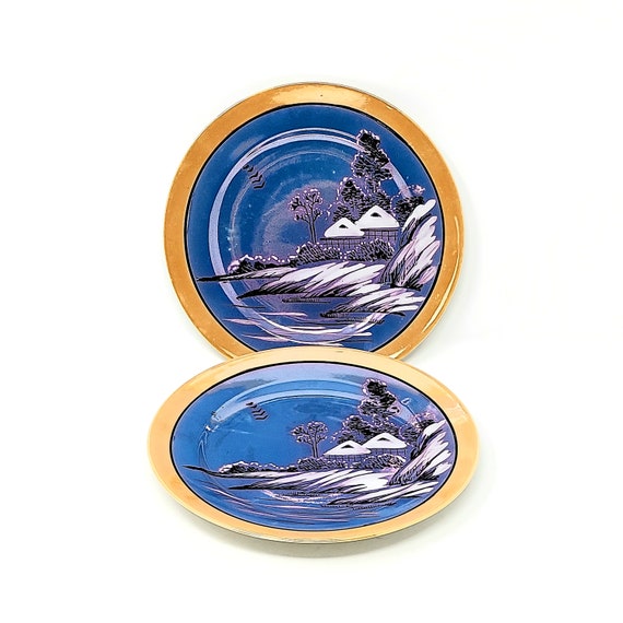 その他 Sugar Snow Vintage TT Takido Japan Lusterware Hand Painted Moriage