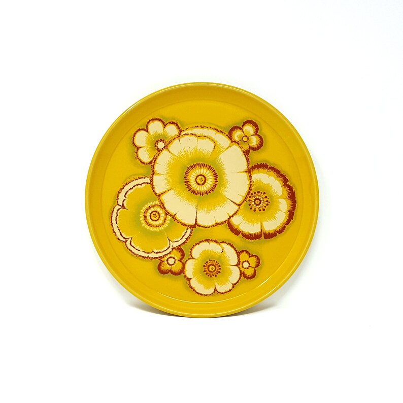 Vintage Noritake 1970s Primastone Gaiety Pattern Stoneware Dinner Plate 8318