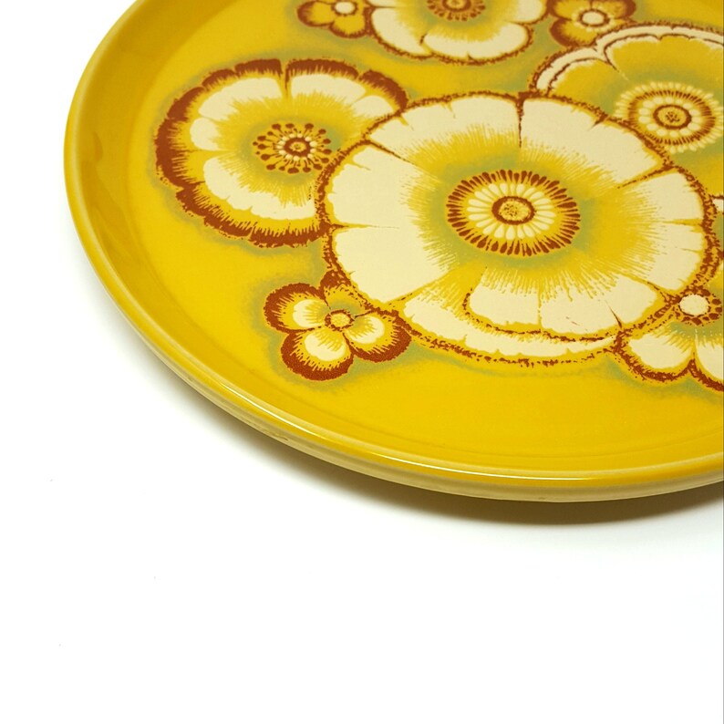 Vintage Noritake 1970s Primastone Gaiety Pattern Stoneware Dinner Plate 8318