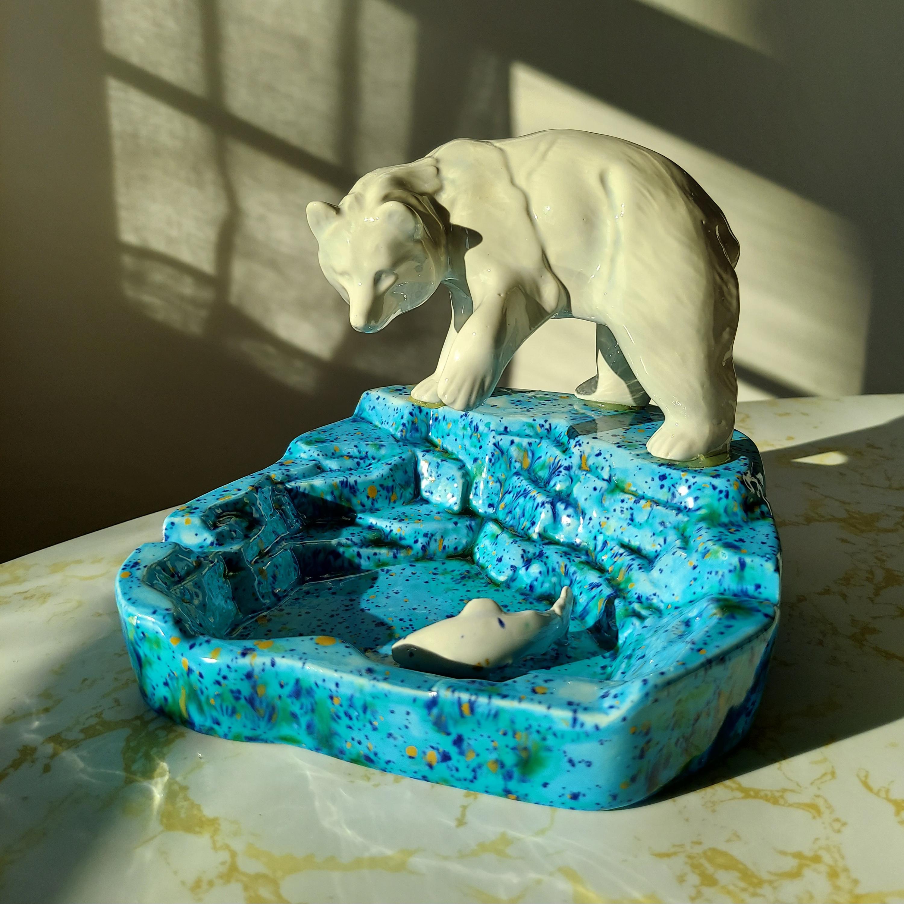 Polar Bear Ashtray - Etsy