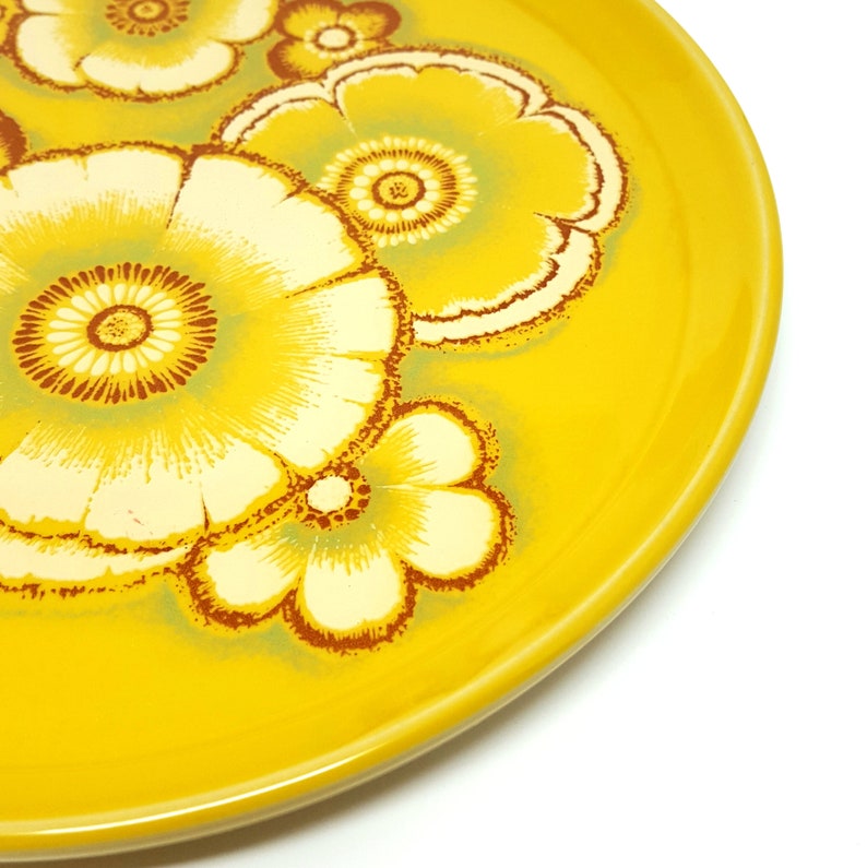 Vintage Noritake 1970s Primastone Gaiety Pattern Stoneware Dinner Plate 8318