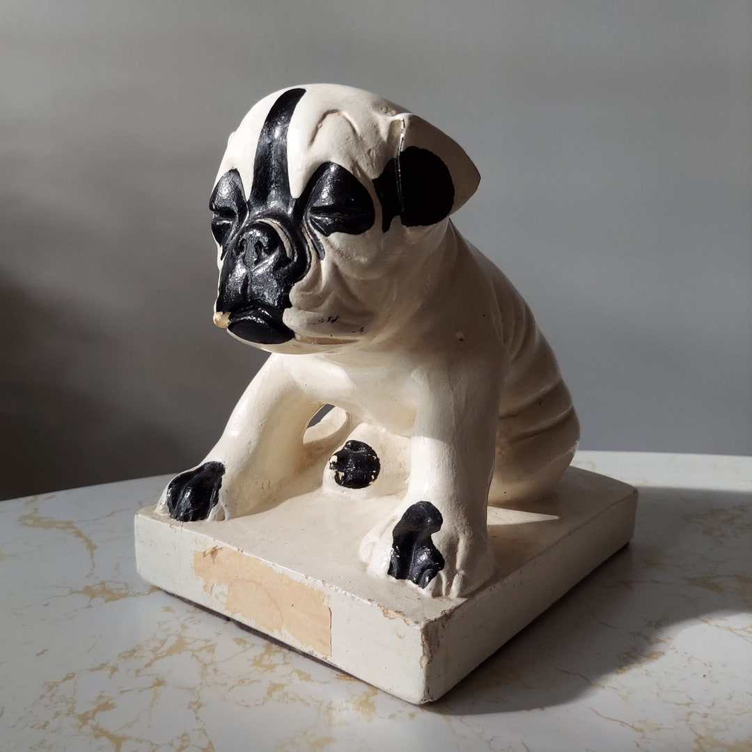 アンティーク雑貨 Vintage chalkware Bulldog Vintage chalkware Bulldog - メルカリ