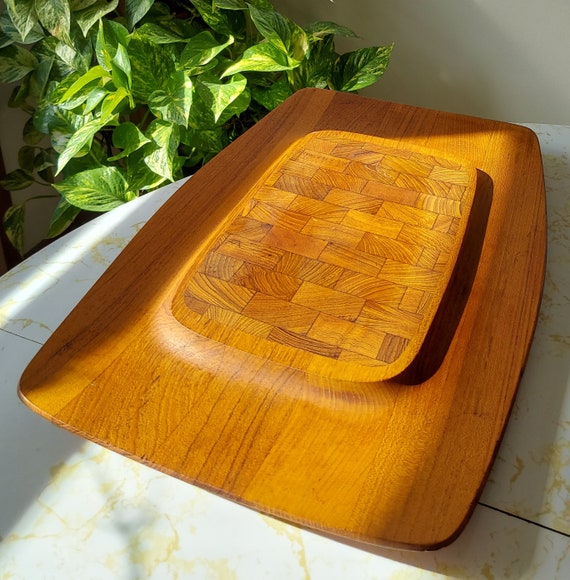 DANSK - DANSK／大きなcutting board／Jens.H.Quistgaard Vintage Rare Woods Dansk Pao Rosa Cutting Board Serving Tray